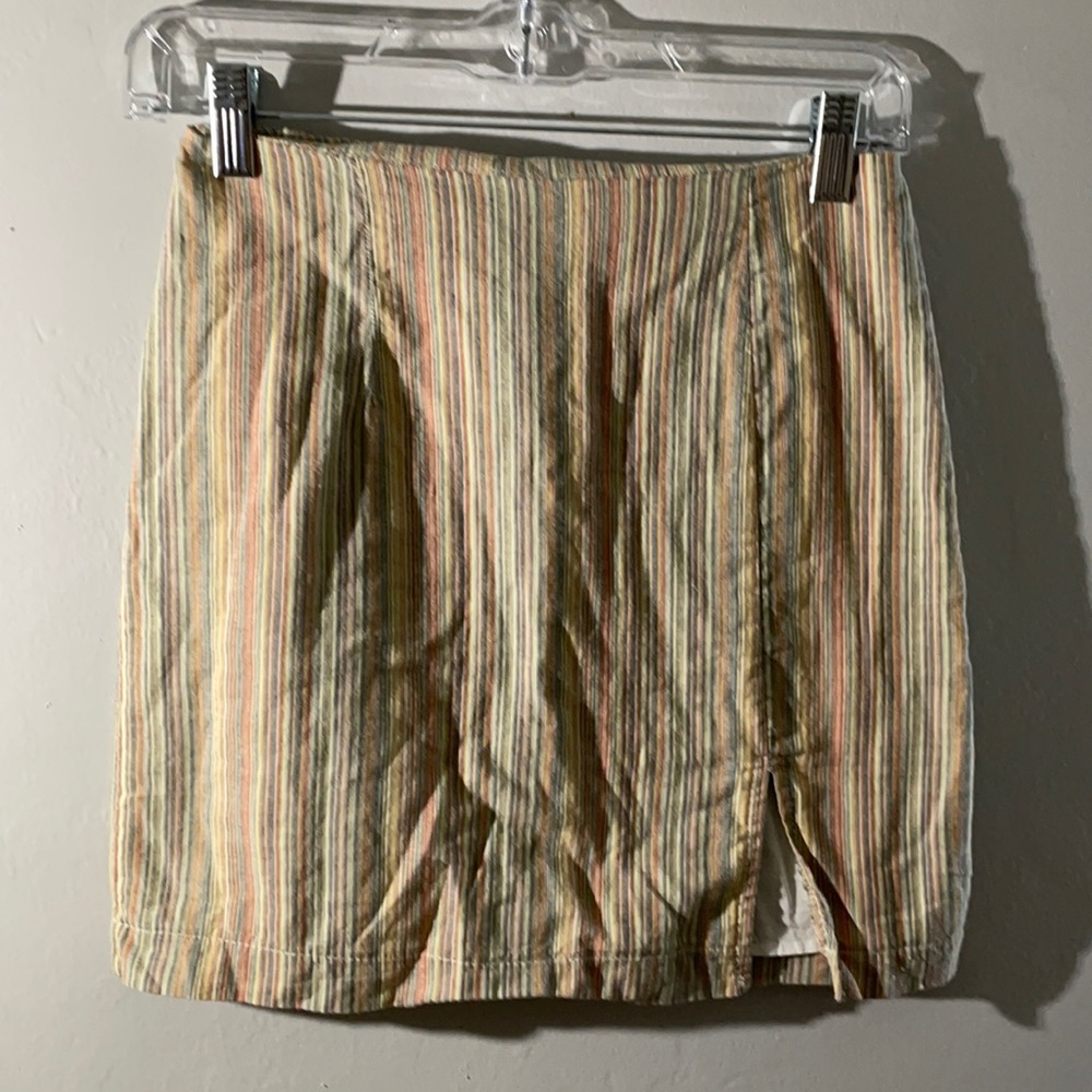 TARGET mini stripes skirt